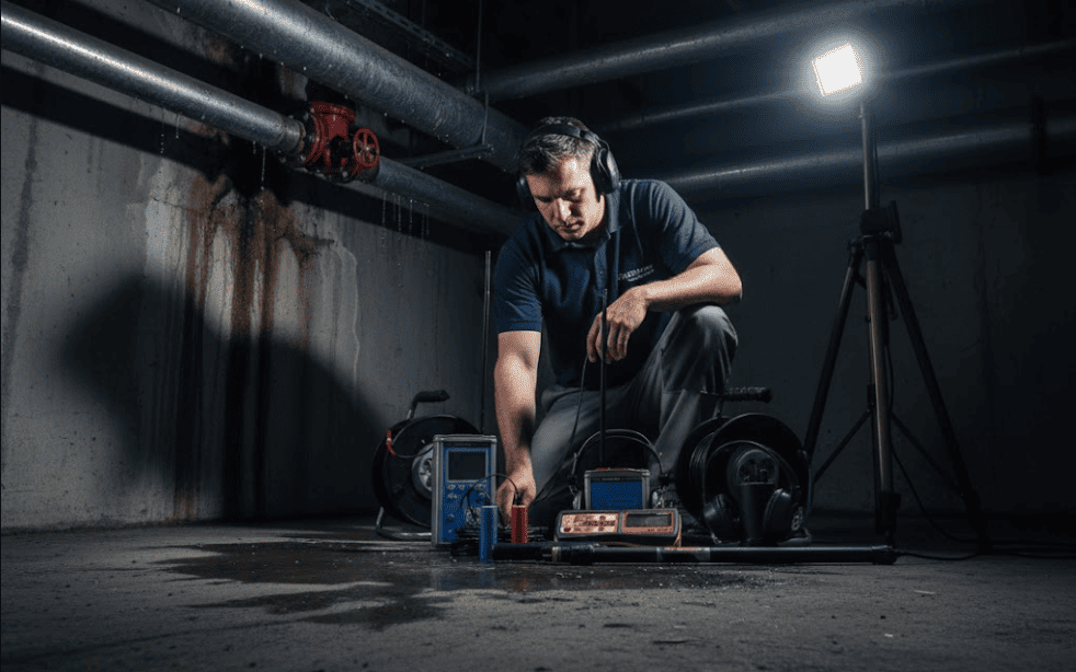 Корреляционный поиск протечки воды в Минске