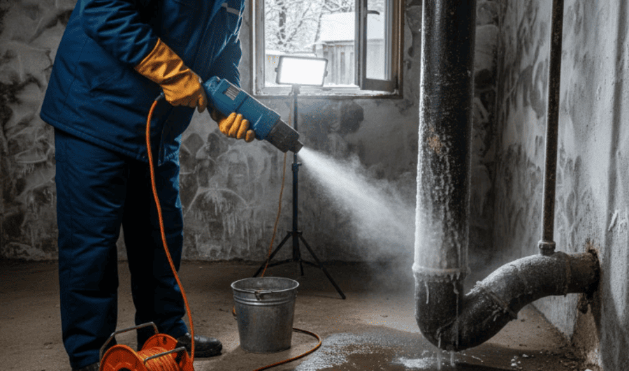 Отогрев канализации в Минске