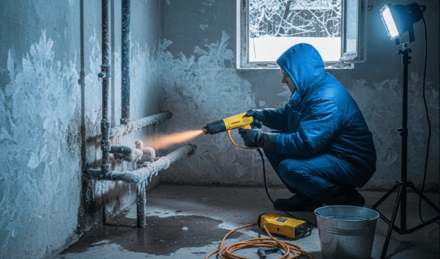 Разморозка труб водопровода водоснабжения в Могилеве и Могилевской области