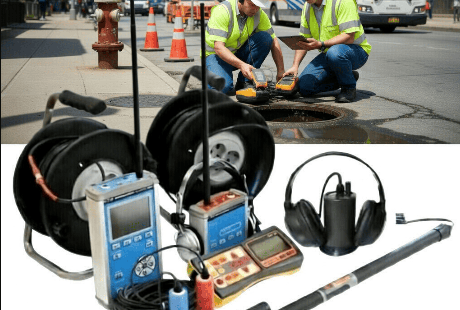 Корреляционный поиск протечки воды под землей в Гродно и Гродненской  области 