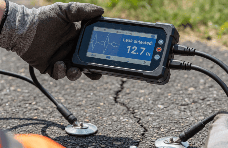 Корреляционный поиск протечки воды под землей в Витебске и Витебской области области