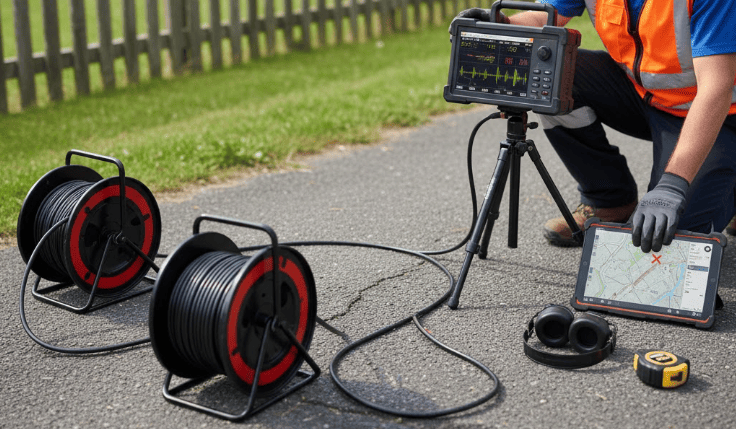 Корреляционный поиск протечки воды под землей в Могилеве и Могилевской  области