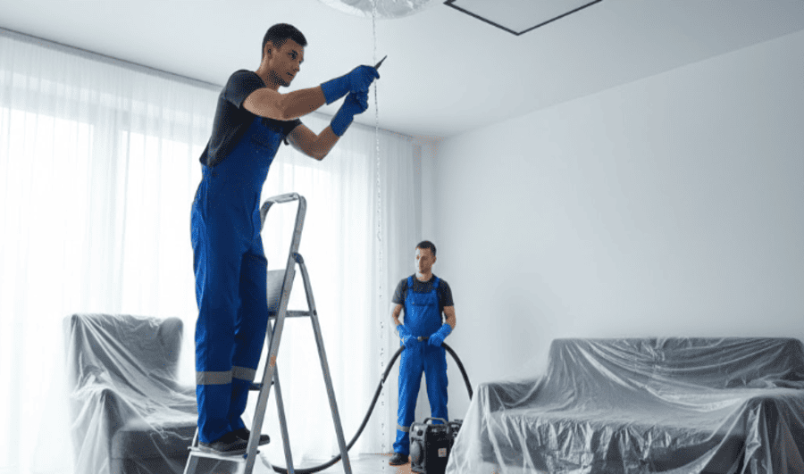 Слив воды с натяжного потолка Минск 