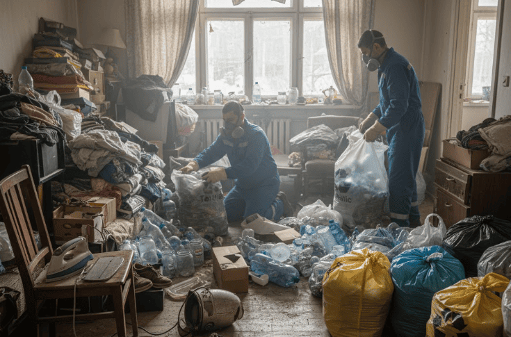 Уборка после людей с синдромом Диогена в Минске