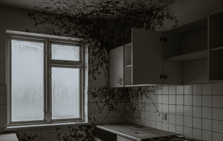 Удаление плесени на кухне в Минске 