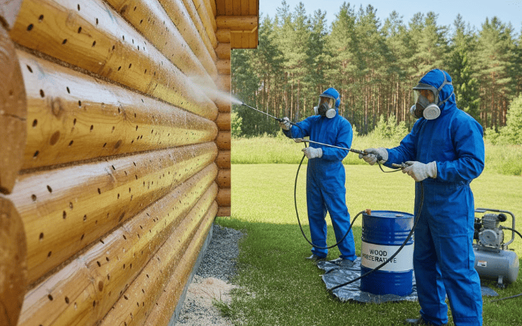 Уничтожение короеда в Минске и Минском районе