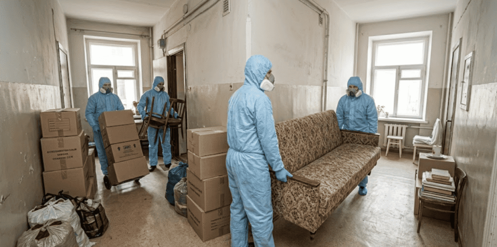 Освобождение квартиры от хлама, вещей и мебели в Минске