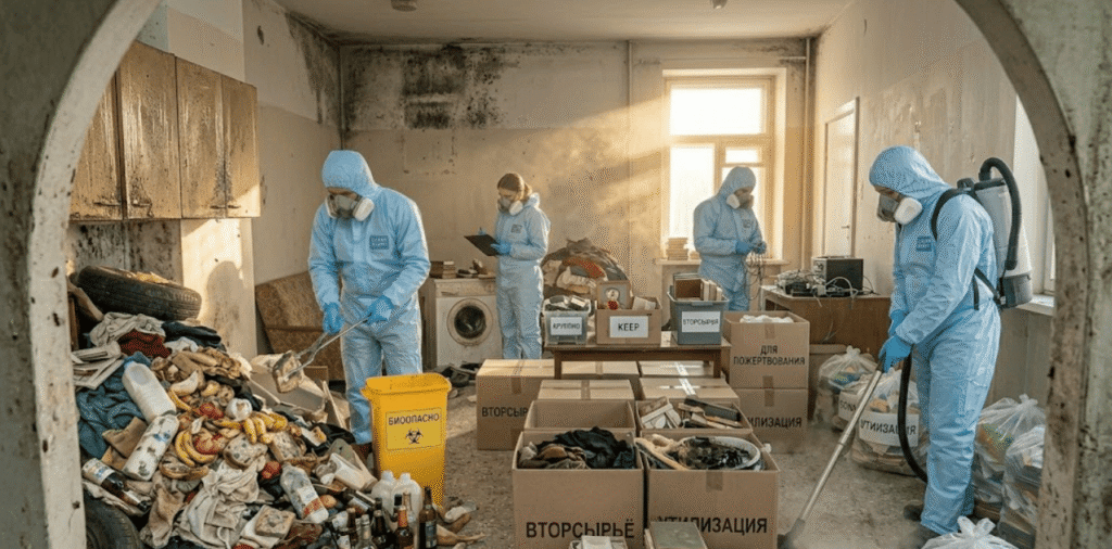 Уборка захламленных квартир в Минске и Минской области