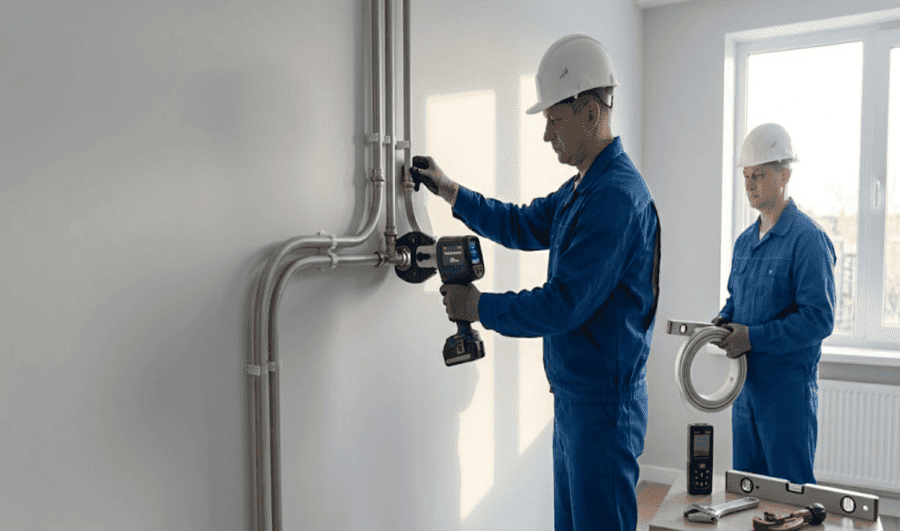 Замена труб в ванной и в туалете в Минске